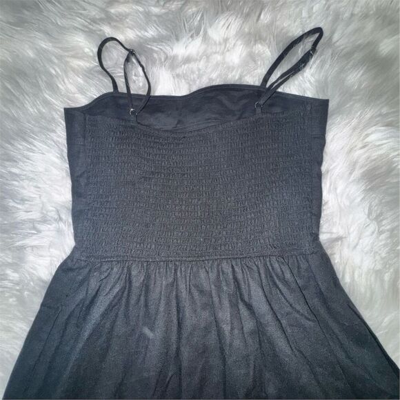 Robertson + Rodeo Women's Black Maxi Lined Tank Dress Sweetheart Neckline S ** - Picture 7 of 12